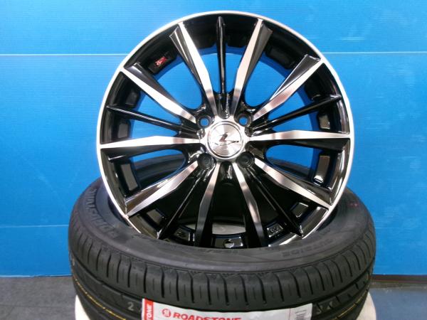 トヨタ アクア ヤリス 4本 新品 WEDS レオニスVX 黒 16インチ 4H 4穴 PCD 100 195/50R16 ノーマルタイヤ 夏用タイヤ 夏タイヤ 夏タイヤセット ラジアル ノーマル 夏用 夏 タイヤ ホイール 175/65R15 185/60R15 のインチUP 195/45R17 のインチDOWN 5BA-MXPA10 6AA-MXPH10|タイヤショップトレッド