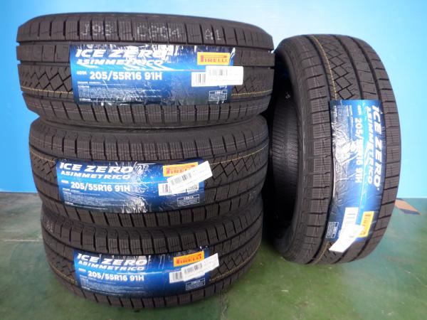 彦根 205/55R16 91H ピレリ アイスゼロ アシンメトリコ 新品 冬タイヤ 4本 IS オーリス インプレッサ カローラスポーツ AVE30 AVE35 GSE20 GSE25 GSE30 GSE35 NZE151H NZE154H NZE181H NZE184H ZRE152H ZRE154H ZRE186H ZWE186H