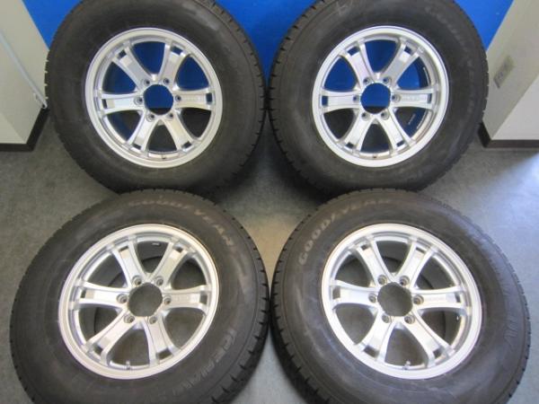 【サーフ・プラド】8分山 国産スタッドレス【265/65R17 112Q】美品 WEDS KEELER FORCE【17インチ 7.5J +25 6H139.7】ハイラックス 150|タイヤショップトレッド