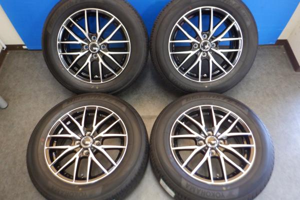 【新車外し】2026年製 YOKOHAMA BluEarth-FE AE30【185/65R15 88S】ブラポリアルミ【15インチ 5.5+42】 ノート デミオ bB ティーダ 等|タイヤショップトレッド
