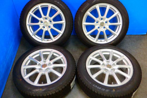 【60系プリウス】新品 冬タイヤ【195/60R17 90H】トヨタ用アルミ【17インチ 7J+45】ZVW60 ZVW65 MXWH60 MXWH65 ストレートナット専用