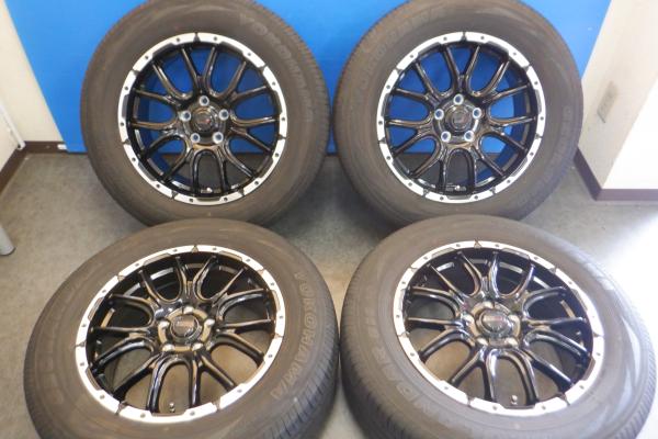 【エクストレイル】中古YOKOHAMA GEOLANDAR G98【225/65R17 102H】新品アルミ【17インチ 7J+48】CR-V CX-5 CX-8 レガシィアウトバック｜タイヤショップトレッド