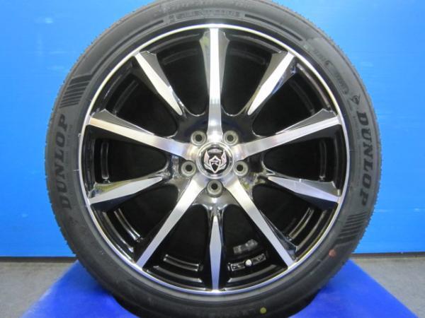 トヨタ カローラツーリング 4本 黒 17インチ 5H 5穴 PCD 100 新品 ダンロップ ル・マンV+ 215/45R17 コンフォートタイヤ 低燃費タイヤ ノーマルタイヤ エコタイヤ 夏用タイヤ 夏タイヤ 夏タイヤセット ラジアル ノーマル コンフォート 低燃費 夏用 夏 タイヤ ホイール｜タイヤショップトレッド