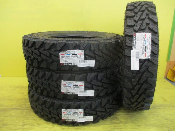 ◆2026年製国産未使用夏タイヤ4本セット◆ヨコハマ ジオランダーM/T G003 185/85R16インチ◆ジムニー AZオフロード リフトアップ ゴツゴツ 185/85-16 185/85/16 185-85-16 JB64W JB23W JM23W JA22W JA12 JA11