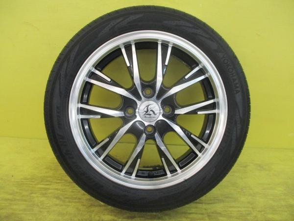 ◆2023年製国産中古夏タイヤ付◆カッシーナ + ヨコハマ ブルーアースRV RV03CK 165/55R15インチ◆デイズ サクラ N-BOX N-ONE ステラ スペーシア ワゴンR キャスト ウェイク タント ムーブ デリカミニ等 4本セット 足利 165/55-15 165/55/15 165-55-15 軽 K 5.0J