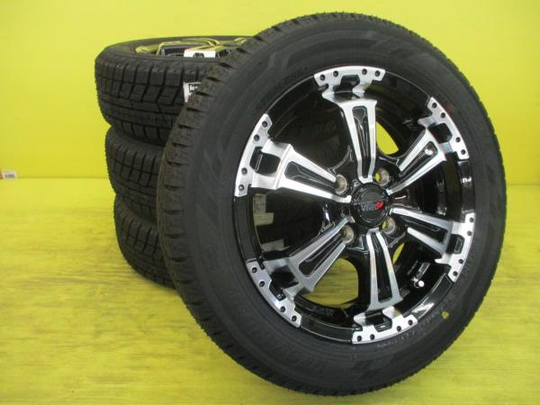 ◆2023年製国産新品スタッドレス付◆ヴェネスSUV + ヨコハマ アイスガード6 iG60 155/65R14インチ◆サクラタントデリカミニ2WD等 4本 足利