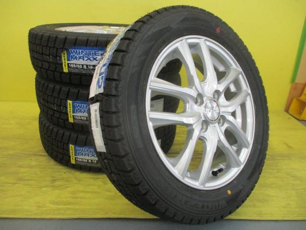 ◆国産新品スタッドレス付◆D.O.S + ダンロップ ウィンターマックスWM02 165/65R15インチ◆タフト ソリオ デリカD:2等 4本 セット 足利 165/65-15 165/65/15 165-65-15 LA900S LA910S MA26S MA27S MA36S MA37S MA46S MA47S MAD7S MB36S MB37S MB46S MBD7S｜タイヤショップトレッド