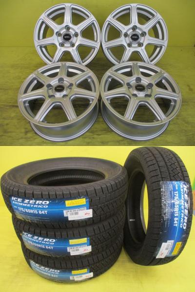 ◆2024年製新品スタッドレス付◆トップラン + ピレリ アイスゼロアシンメトリコ 175/65R15インチ◆スイフトスポーツ ZC31S ZC32S 4本セット 足利