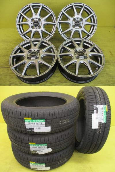◆ハスラーデリカミニ4WDに◆国産新品夏タイヤ付◆ファイナルマインド + ダンロップ エナセーブEC204 165/60R15インチ◆MR41S等 4本 足利