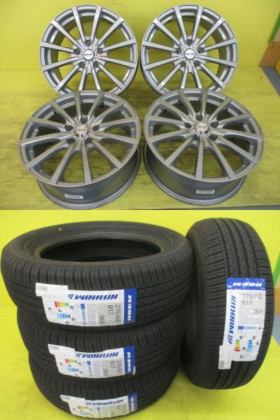 ◆2024年製新品夏タイヤ付◆ザック + ウィンラン R380 215/60R17インチ◆アルファード ヴェルファイア カローラクロス エルグランド デュアリス プレサージュ MPV ルノーアルカナ等 4本セット 足利 215/60-17 215/60/17 215-60-17 ANH20W ZVG15 E51 J10 TU31