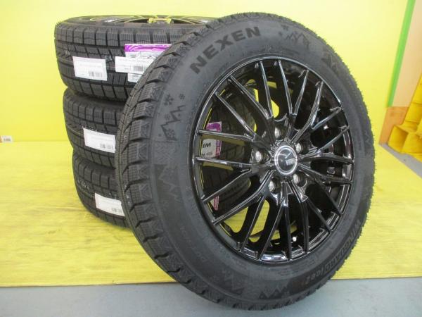 ◆フリードに◆2025年製新品スタッドレス付◆ヴェネスFS01 + ネクセンウィンガードアイス2 185/65R15インチ◆GB5~8 GT1~8 4本セット 足利