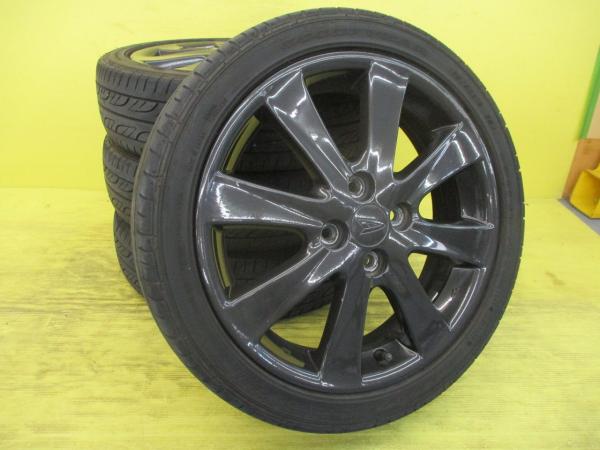 ◆中古ホイール4本セットおまけタイヤ付き◆ダイハツ ムーブ純正 16インチ 4.5J +45 4H100◆後塗ガンメタ？◆マッチング用等に 足利 24,420円