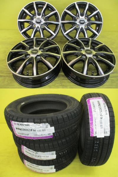 ◆2025年製新品スタッドレス付新品ホイールセット◆TEADスウィング + ネクセン ウィンガードアイス2 155/65R13インチ◆オッティ ピノ ゼスト ライフ キャロル アルト セルボ パレット エッセ ミラジーノ ヴィヴィオ等 4本セット 足利 155/65-13 155/65/13 155-65-13|タイヤショップトレッド