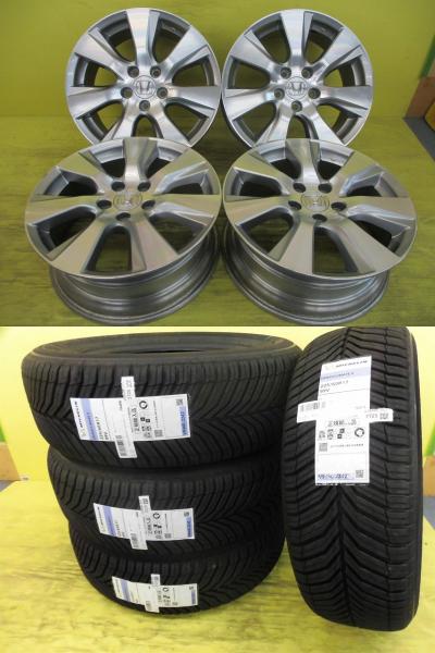 ◆2025年製未使用オールシーズン付◆ホンダジェイド純正 + ミシュラン クロスクライメイト3 225/60R17インチ◆ZR-V 4本セット 足利 225/60-17 225/60/17 225-60-17 RZ3 RZ4 RZ5 RZ6 HONDA 無限 MUGEN モデューロ Modulo|タイヤショップトレッド