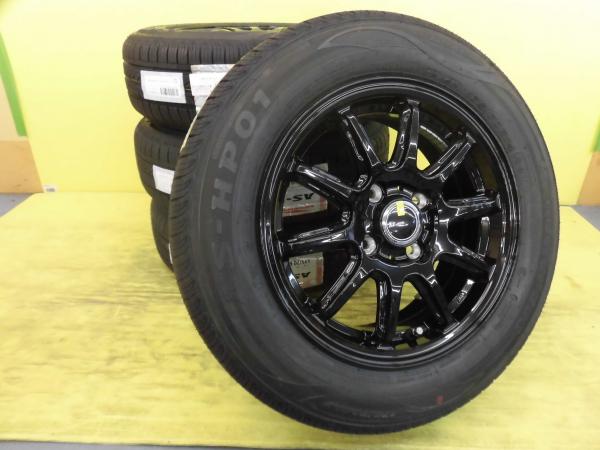 ◆ヴィッツ ヤリス カローラ◆2026年製輸入サマータイヤ+新品ホイール◆アロースピード 175/70R14+AZスポーツ1455+38 4H100◆4本Set 足利|タイヤショップトレッド