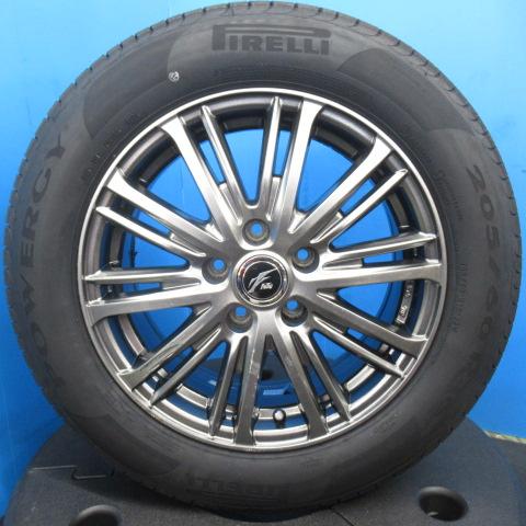 プリウスα イプサム 20系 4本 シルバー 16インチ 5H 5穴 PCD 114.3 新品 205/60R16 夏タイヤ 夏用 アルミホイールセット ！！｜タイヤショップトレッド