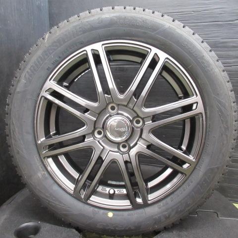 4本 ソリオ ハスラー デリカD:2 フレアクロスオーバー 新品タイヤ 165/60R15 ブリヂストン ブリザック VRX3 15インチ 中古アルミ|タイヤショップトレッド