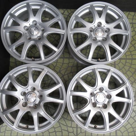 4本 ノア ヴォクシー オデッセイ CX-3 アクセラ ビアンテ プレマシー 中古ホイール 6.5J +53 5/114.3 16インチ アルミホイール