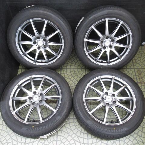 【新品】BRIDGESTONE ALENZA LX100【225/55R18 98V】アルミセット エルグランド デリカD:5 アウトランダー スカイラインクロスオーバー小｜タイヤショップトレッド