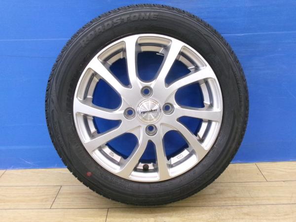 デイズ eK 夏タイヤ 4本 新品 EUROVIS HP02 155/65R14 2026年製 + 社外 中古 ABE SHOKAI ラ ストラーダ ティラード イプシロン ミラ 4.5J ET45 4H-100 モコ MRワゴン スペーシア タント ミラ ムーヴ ワゴンR アルト N-WGN N-ONE MOCO 前橋|タイヤショップトレッド
