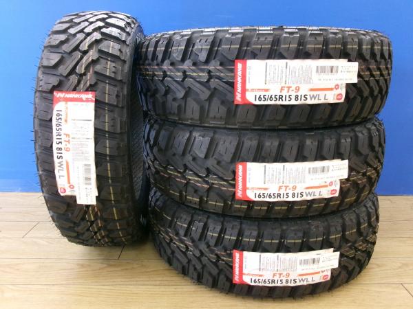 タフト 新品 オフロード 4本 165/65R15 81S M/T FT-9 ホワイトレター マッドテレーン ハスラー カスタム LA900S LA910S ソリオ MA26S MA36S MA37S MA46S MA47S 前橋｜タイヤショップトレッド