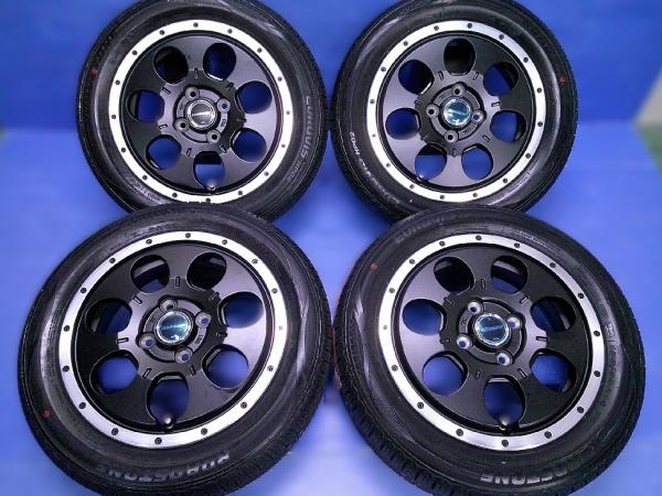 155/65R14【新品夏タイヤ/新品ホイール】2026年製 輸入品 ロードストーン MID WHEELS 14インチ 4.5J +45 軽自動車のドレスアップに? 条｜タイヤショップトレッド
