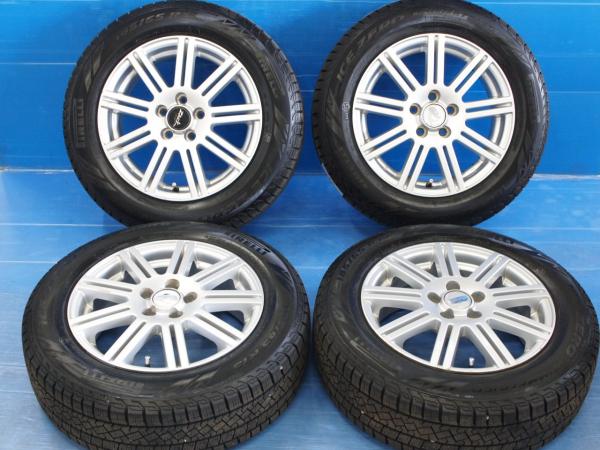 2023年製中古冬タイヤセット　ピレリアシンメトリコ　185/65R15インチ　プリウスプリウスEXプレミオアリオン　条　NZT260 ZRT260 ZRT261 ZRT265 NHW20 ZVW30 ZVW50 ZVW51 ZVW55 NHW20 NZT260 ZRT260 ZRT261 ZRT265 29,800円