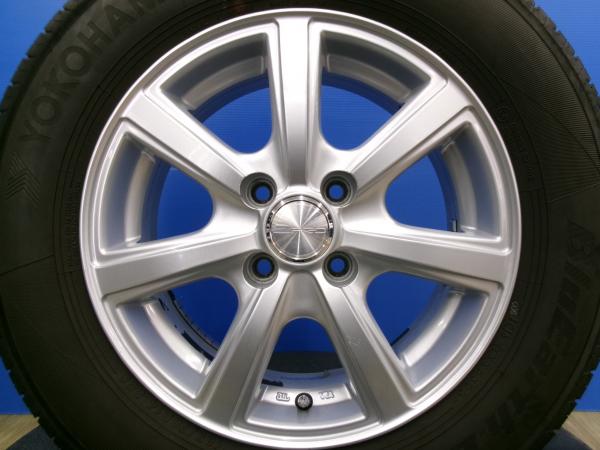 E12ノート ヨコハマ ブルーアースES ES32 185/70R14 PRD TS7 14インチ5.5J インセット38 4H PCD100 ティーダ