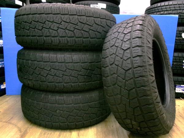 4本 265/70R17 MONSTA TERRAIN GRIPPER 2021年製 中古タイヤ ホワイトレター 羽