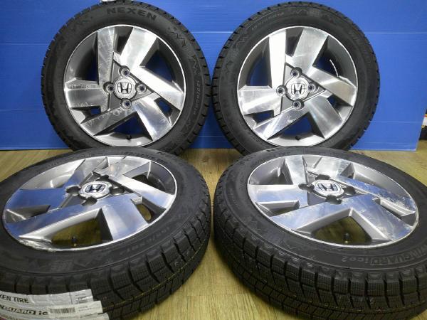N-BOX N-WGN スタッドレスセット 155/65R14 ネクセン ウィンガードアイス2 ホンダ ゼストスパーク純正 14ｲﾝﾁ 4.5J +45 4H100 羽｜タイヤショップトレッド