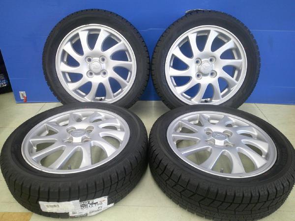 ムーヴ タント ウェイク 165/55R15 ヨコハマ アイスガード IG60 ダイハツ ムーヴ純正 15インチ 4.5J +45 4H100 2023年製 羽