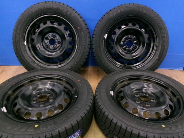 シエンタ 新品冬タイヤ 185/60R15 ダンロップ WM03 2025年製 シエンタ純正 15インチ 5.5J シエンタ純正鉄ホイールセット 羽
