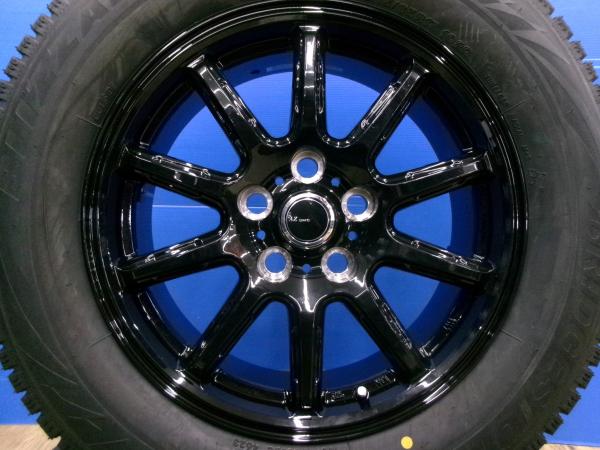 【新型アルファード】新品冬タイヤ BS VRX2 225/65R17 2023年製 AZ-sports RC10 17インチ 40アルファード 羽