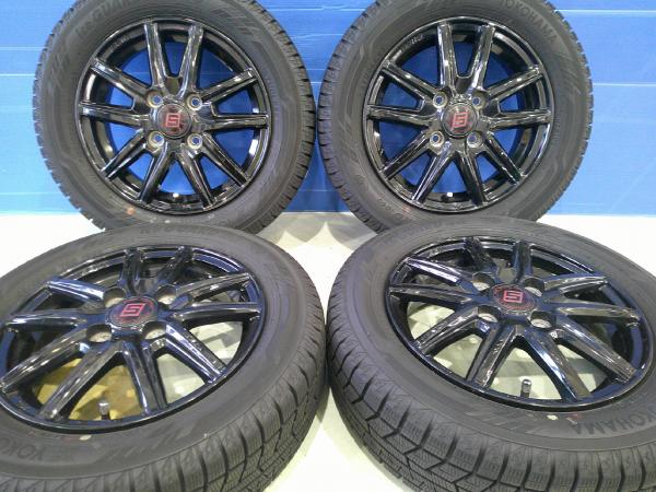 パレット ライフ 155/65R13 スタッドレス YOKOHAMA アイスガード IG60 SEIN-SS 13インチ 4.0J +45 4H100 2024年製 羽 軽用