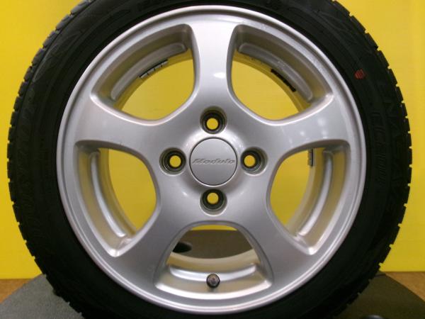 【ホンダ軽カー・ツラ狙い】155/65R14 ダンロップ ENASAVE EC204 【新品夏タイヤセット】Modulo 14インチ 【5.5J+45】七|タイヤショップトレッド