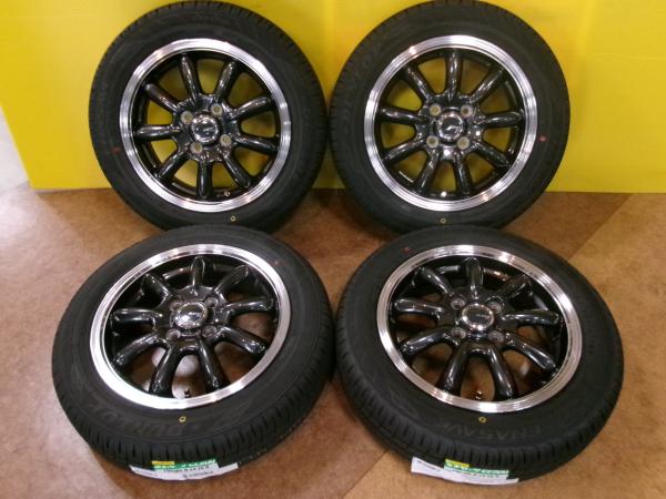 【軽自動車セット】155/65R14 ダンロップ ENASAVE EC204 【送料無料】JP STYLE Bany 【1445+45】国産新品夏セット 七｜タイヤショップトレッド 32,500円