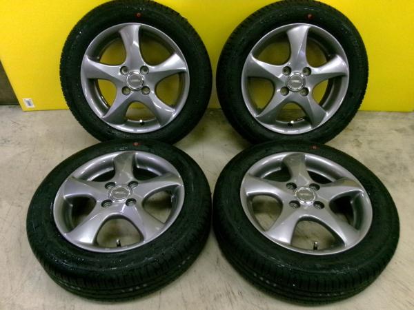 【エブリイワゴン】新品夏タイヤ ロードストーン ユーロビス sport04 165/60R14 2025年製 トップラン 14インチ ホイールセット 七