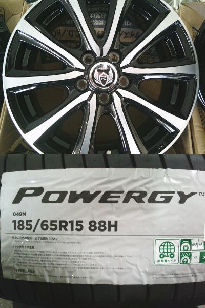 新品夏SET RIZLEY MS BK/P + ピレリ パワジー 185/65R15 4本SET フリード フリード+ フリードハイブリット 組込バランス調整後発送 桜川 GT1 GT2 GT3 GT4 GT5 GT6 GT7 GT8 GB5 GB6 GB7 GB8 GB5 GB6 GB7 GB8|タイヤショップトレッド
