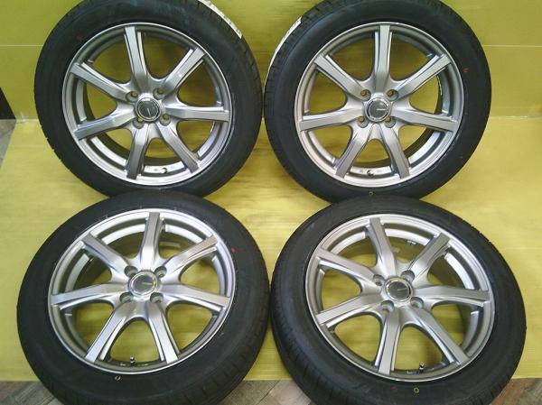 アクア ヴィッツ 中古アルミ 16インチ +42 4H PCD100 新品 輸入タイヤ 195/50R16 4本SET ポルテ フィルダー フィット スイフト 夏 桜川 NHP10 NHP10H NKE165G NRE161G NZE161G NZE164G ZRE162G NCP141 NCP145 NSP140 NSP141 KSP130 KSP90 NCP131 NCP91 NCP95 NHP130 NSP130|タイヤショップトレッド