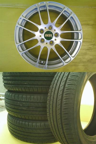 シエンタ 170系 中古 BBS RE-L2 鍛造 FORGED 15インチ 6.0J +40 5H PCD100 中古 ヨコハマ BluEarth-GT AE51 185/60R15 4本セット 桜川 NCP175G NHP170G NSP170G NSP172G