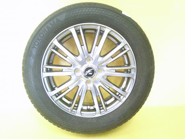 中古セット オールシーズン 23年製 185/60R15 ヨコハマ BluEarth-4S AW21 & 中古 TS10 5.5J-15 +50 4H100 フィット シャトル インサイト グレイス 等に 桜川