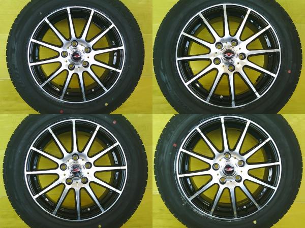 ヴォクシー 90系 中古 アルミ 16インチ 6.5J +40 5H PCD114.3 新品 ダンロップ RV505 205/60R16 4本セット ステップワゴン SX4 桜川 プリウスα ZVW40W ZVW41W ジューク F15 NF15 YF15 MAZDA3セダン BP5P BP8P BP8R BPEP BPFJ3P BPFJ3R BPFP BP5P BP5R BP8P BP8R BPEK3R BPEP
