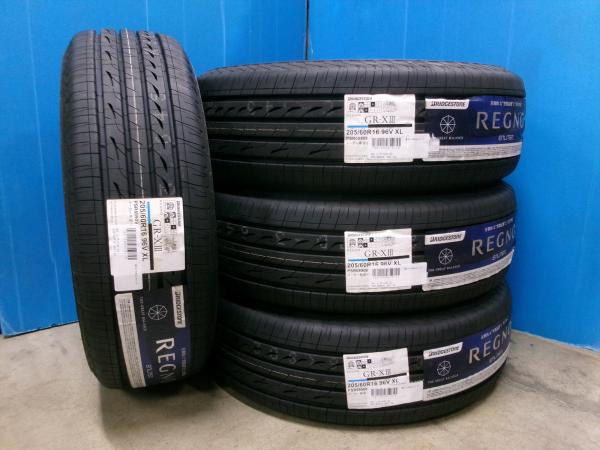 未使用 2024年製 夏タイヤ 国産 ブリヂストン レグノ GR-X3 205/60R16インチ 96V XL 4本セット BRIDGESTONE REGNO GR-XIII サマータイヤ 4本価格 タイヤのみ 205/60/16 205/60-16 205-60-16 ノア ヴォクシー プリウスα SAI ステップワゴン ジェイド マツダ3 アクセラ 江田