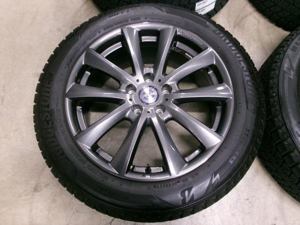 中古スタッドレス 中古ホイール 4本セット チームスパルコ ヴァローザ 18インチ 8J +45 5H112 66.6Φ ブリヂストン ブリザック DM-V3 225/55R18インチ 98Q 2024年製 国産 冬タイヤ BRIDGESTONE BLIZZAK アウディ A6 F2 225/55/18 225/55-18 225-55-18 江田|タイヤショップトレッド