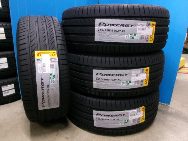 245/45R19インチ 102Y XL 4本セット レクサスLS ベンツVクラス 2026年製 新品 夏タイヤ サマータイヤ ピレリ パワジー PIRELLI POWERGY タイヤのみ 4本価格 送料無料 正規品 Eクラスオールテレイン アウディA6 A7 テスラモデルS BMW X1 X2 245/45/19 245/45-19 245-45-19 江｜タイヤショップトレッド
