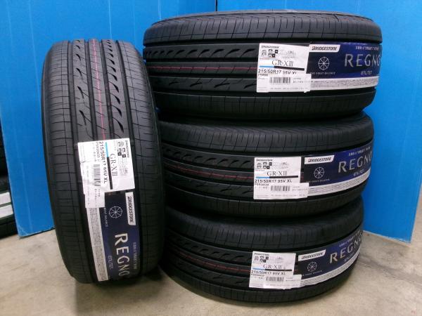 新品 2025年製 夏タイヤ 国産 ブリヂストン レグノ GR-X3 215/50R17インチ 95V XL 4本セット BRIDGESTONE REGNO GR-XIII サマータイヤ 4本価格 タイヤのみ 215/50/17 215/50-17 215-50-17 プリウスα レヴォーグ レガシィ エクシーガ ジェイド インサイト リーフ 江田