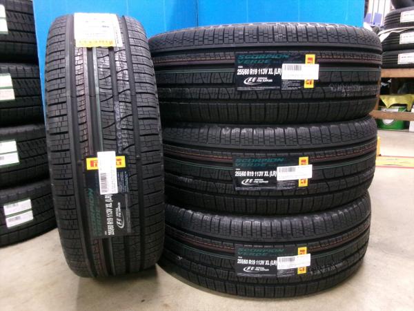 未使用 2023年製 夏タイヤ ピレリ スコーピオン ヴェルデ オールシーズン 255/60R19インチ 113V XL LRマーキング付 4本セット PIRELLI SCORPIONVERDE ALLSEASON サマータイヤ 4本価格 タイヤのみ 255/60/19 255/60-19 255-60-19 ランドローバー ディスカバリー 江田