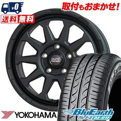 【7/19~エントリーで全商品P5倍】205/65R16 95H YOKOHAMA ヨコハマ BluEarth AE-01F MAD CROSS RANGER マッドクロス レンジャー サマータイヤホイール4本セット 【取付対象】｜タイヤワールド館ベスト店