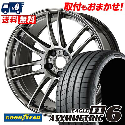 【7/19~エントリーで全商品P5倍】225/40R18 92Y XL Goodyear EAGLE F1 ASYMMETRIC 6 WORK EMOTION ZR7 サマータイヤホイール4本セット 【取付対象】｜タイヤワールド館ベスト店