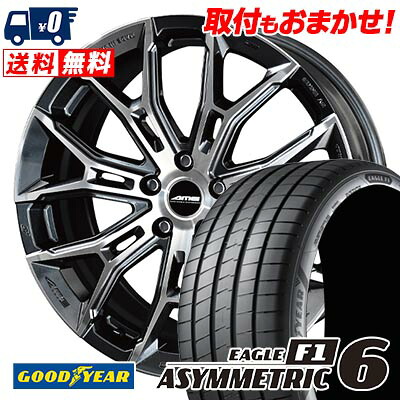 【7/19~エントリーで全商品P5倍】235/45R18 98Y XL Goodyear EAGLE F1 ASYMMETRIC 6 GALERNA FINURA サマータイヤホイール4本セット 【取付対象】｜タイヤワールド館ベスト店